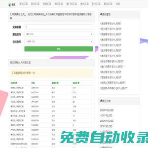 匯率換算在工具_一站式匯率換算網站_外幣換算匯率數據每30秒實時更新