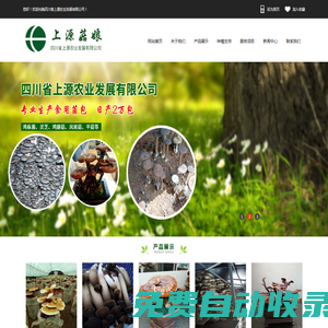 四川省上源農業發展有限公司 | 鳳尾菌包 | 食用菌菌棒 | 平菇菌棒 |黑皮雞樅菌 | 食用菌包 |  四川菌棒 |上源菇娘|