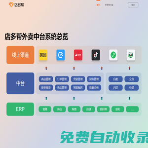外賣中臺|外賣訂單中臺-統一管理各大外賣平臺訂單，提升運營效率