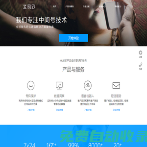 曉致|全球領先的云通訊解決方案服務商，專注中間號技術