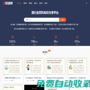 易酒網-白酒網,白酒品牌,白酒企業,大瀘文化,白酒行業門戶網！