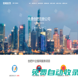 合肥注冊(cè)公司代辦營(yíng)業(yè)執(zhí)照_合肥會(huì)計(jì)代賬 - 91企服網(wǎng)